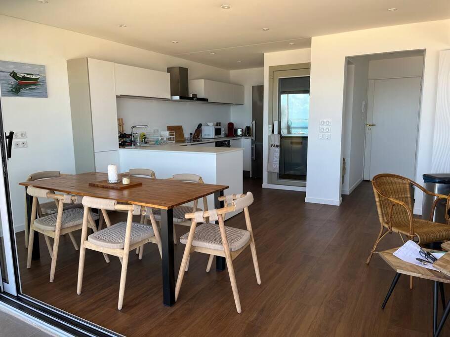 Premiere Ligne Acces Prive Et Direct A La Plage Vue Mer Arcachon Exteriör bild