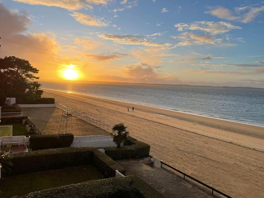 Premiere Ligne Acces Prive Et Direct A La Plage Vue Mer Arcachon Exteriör bild