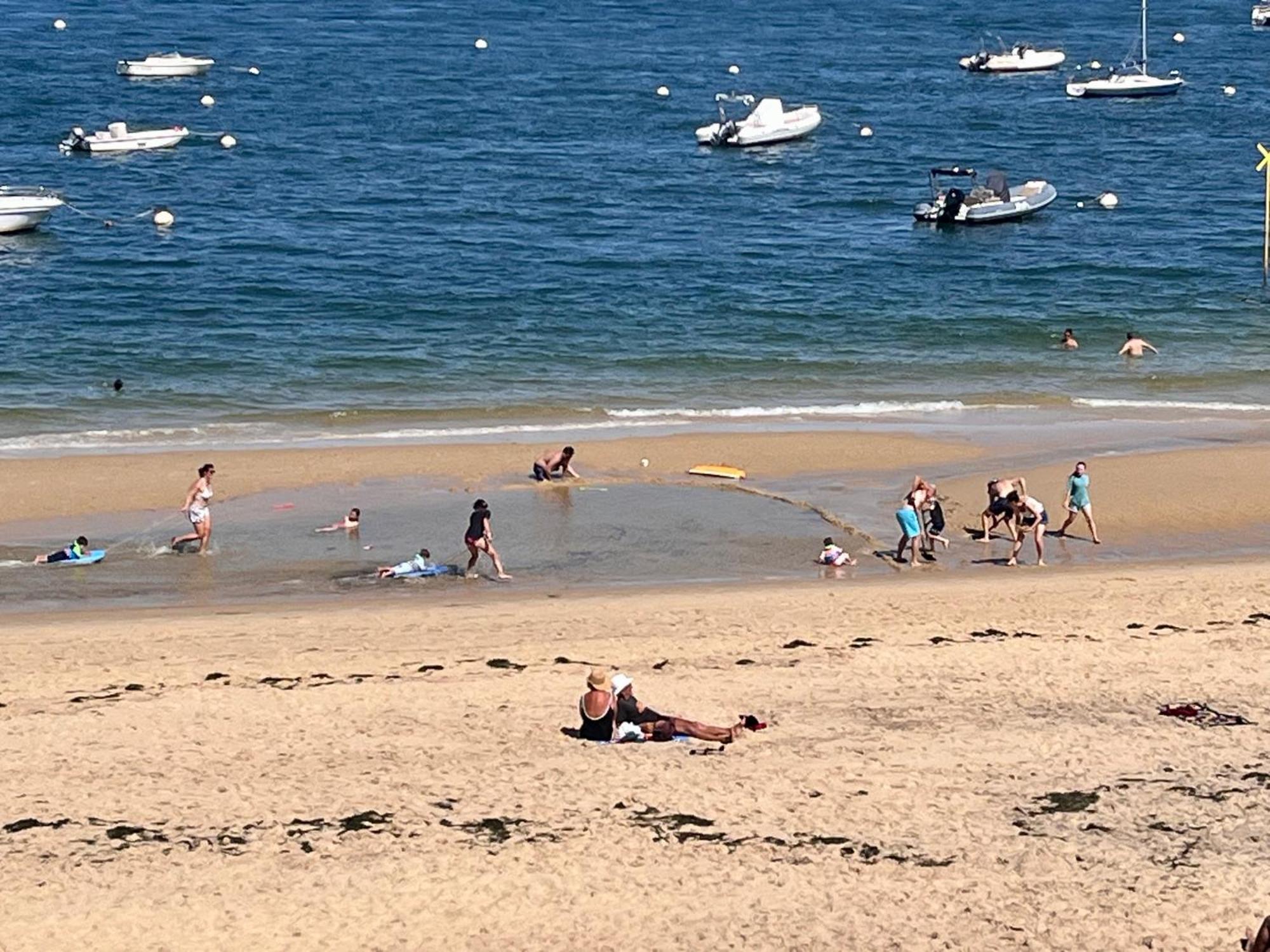 Premiere Ligne Acces Prive Et Direct A La Plage Vue Mer Arcachon Exteriör bild